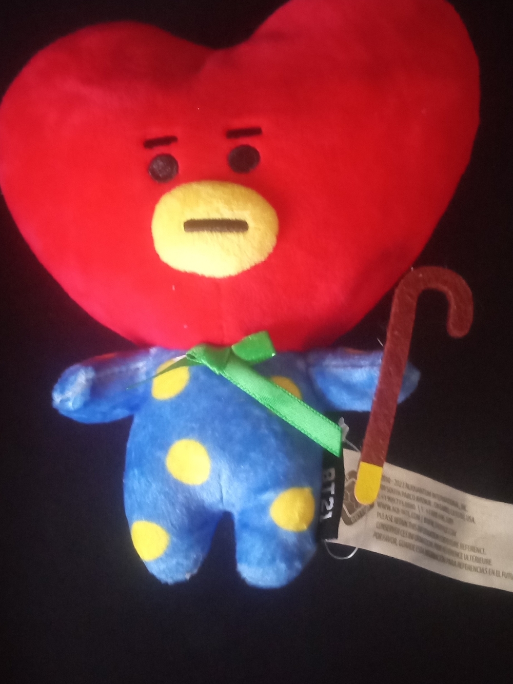 BT21 Tata Plush Doll with Can & Polka Dot Bow Outfit - BTS V